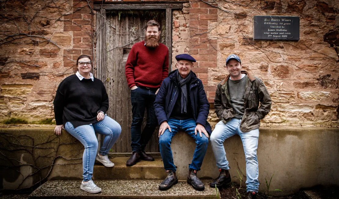 Olivia, Sam, Peter & Tom Barry