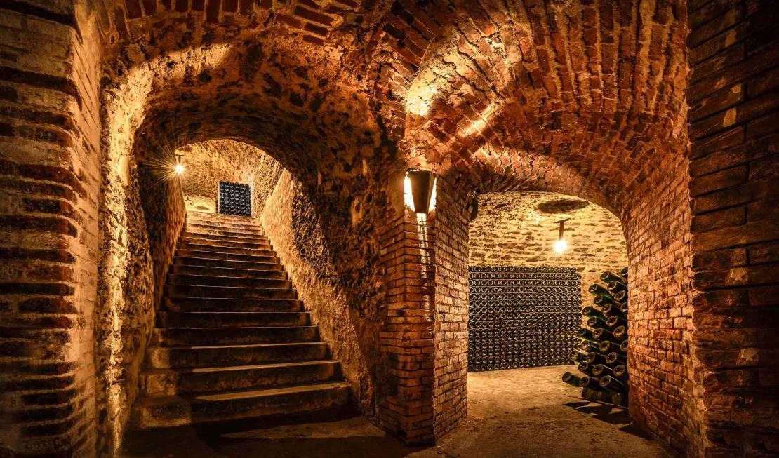 Weinkeller vom Champagner-Haus Salon