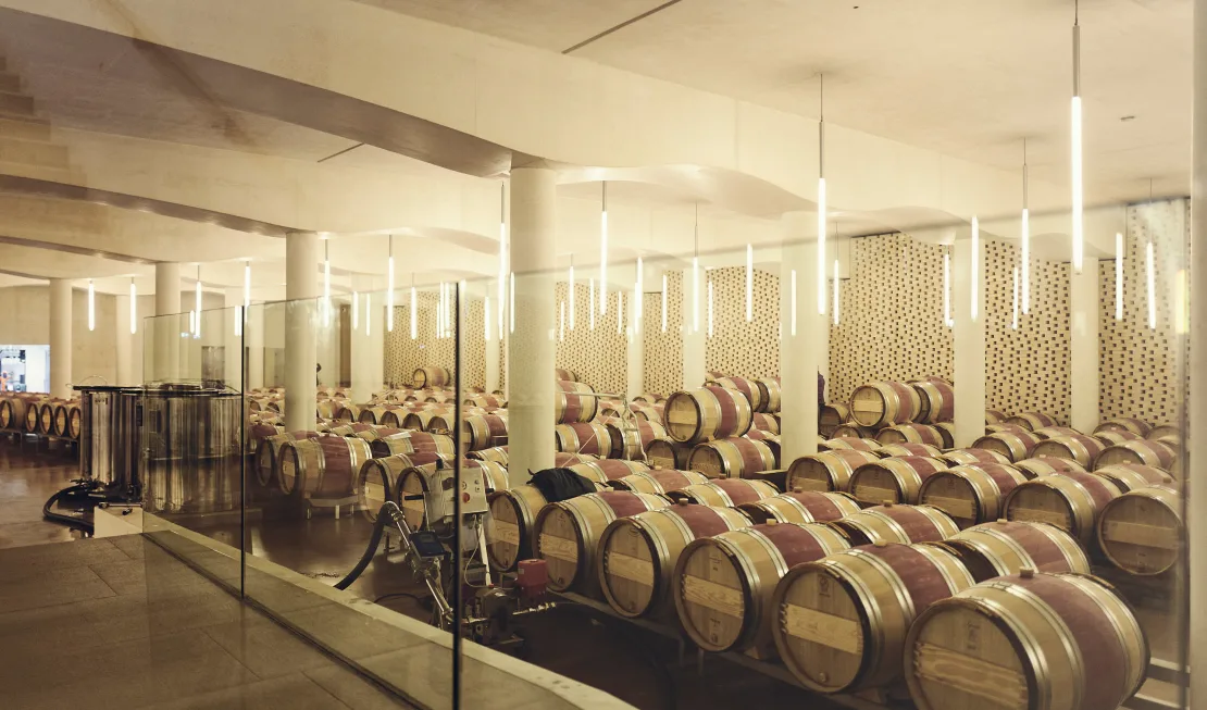 Der Keller von Château Cheval Blanc