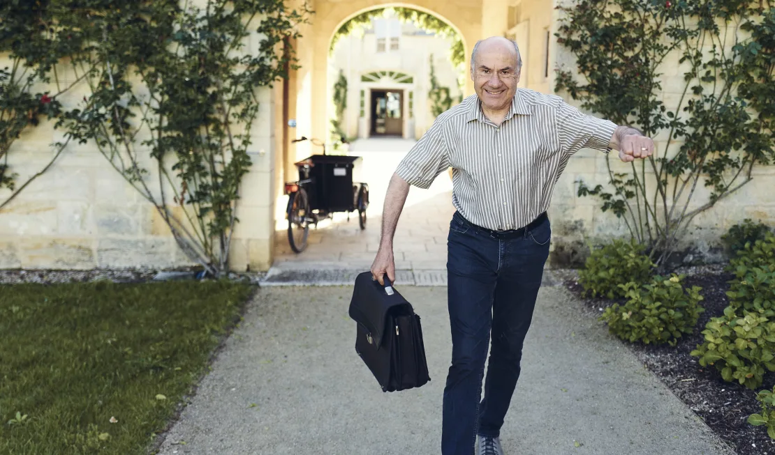 Max Gerstl auf dem Château Cheval Blanc