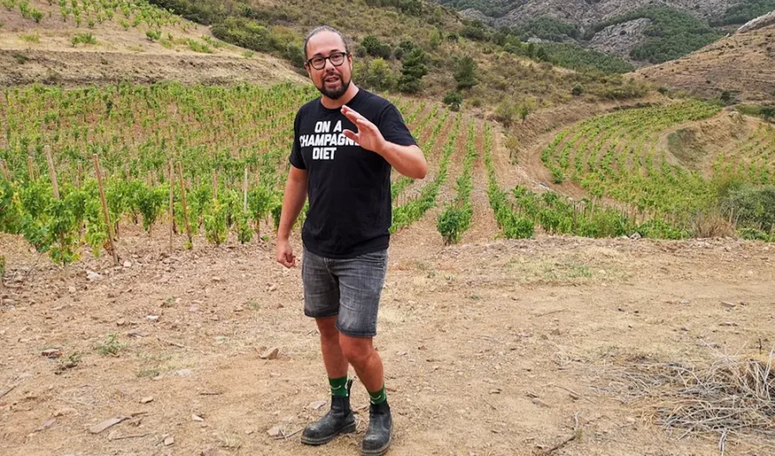 Fernando Mora im legendären Weinberg «El Jardín de las Iguales».