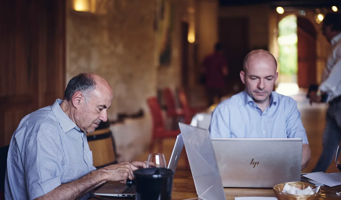 Max Gerstl und Pirmin Bilger in Bordeaux