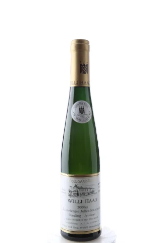Süsswein, Brauneberger Juffer Sonnenuhr Riesling Auslese Nr. 1 Goldkapsel, 2000, Weingut Willi Haag