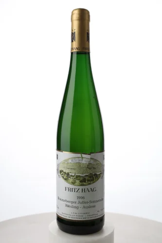 Süsswein, Brauneberger Juffer Sonnenuhr Riesling Auslese Nr. 9 Goldkapsel, 1996, Weingut Fritz Haag