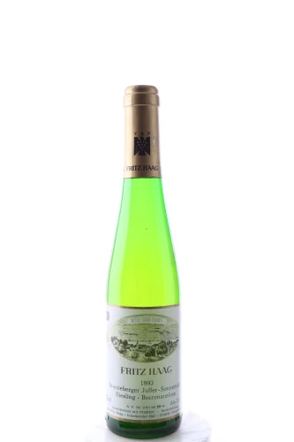 Süsswein, Brauneberger Juffer Sonnenuhr Riesling Beerenauslese Nr. 20 Goldkapsel, 1993, Weingut Fritz Haag