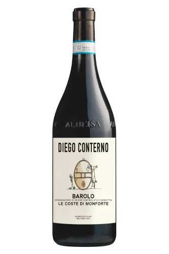 Rotwein, Barolo Le Coste di Monforte, 2022, Diego Conterno