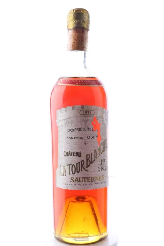 Süsswein, Château La Tour Blanche, 1931, Château La Tour Blanche