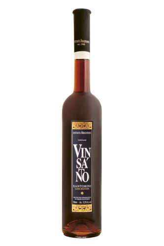 Süsswein, Vinsanto Late Release naturally sweet white wine, 2004, Estate Argyros