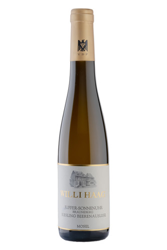 Süsswein, Brauneberger Juffer Sonnenuhr Riesling Beerenauslese, 2018, Weingut Willi Haag